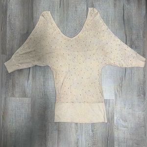 White House Black Market deep V neck Sweater